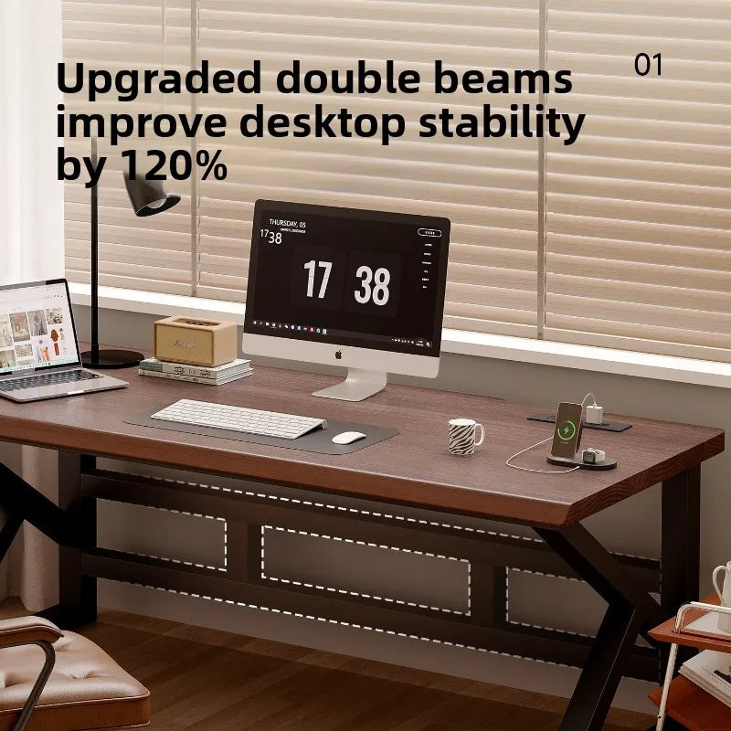 Onyx Rectangular Gaming Computer Desk
