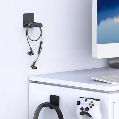 Adhesive Wall-Mount Headphone Stand