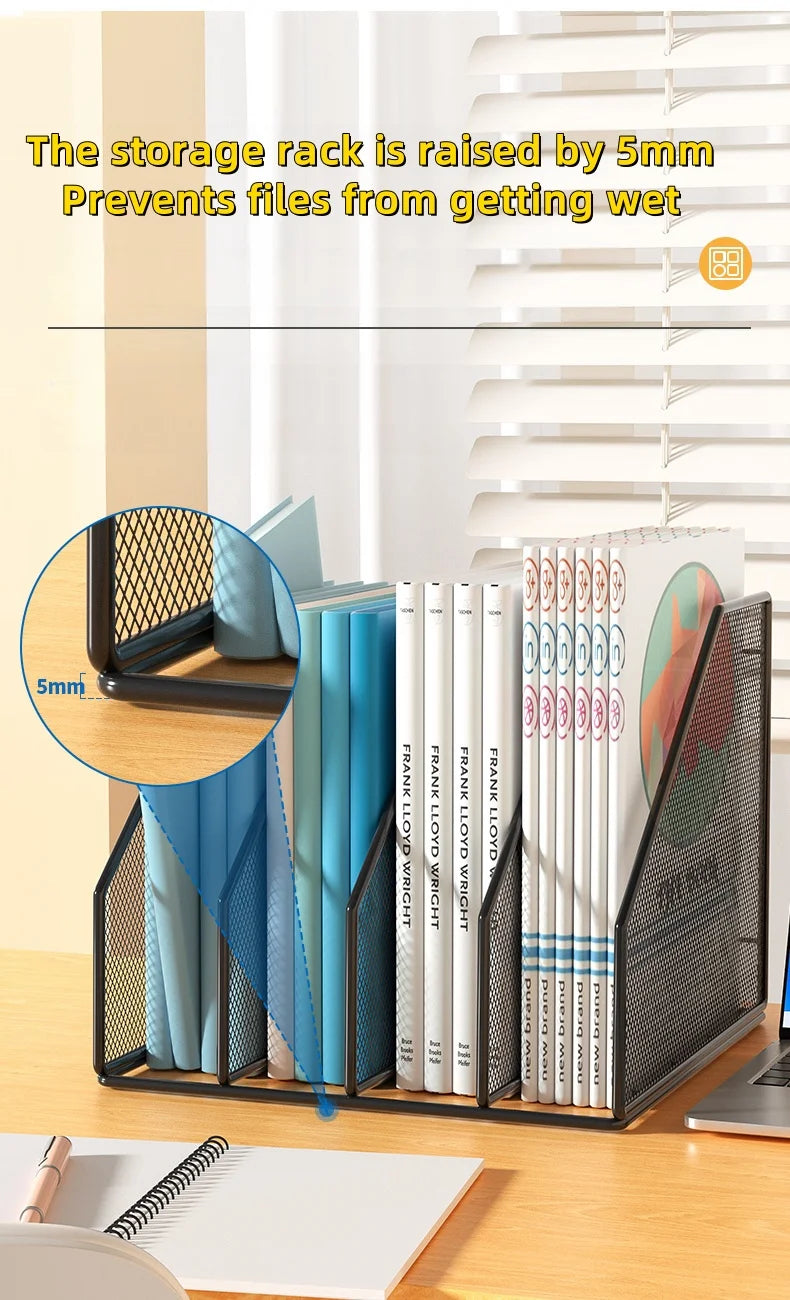 Standing Metal Office File Rack