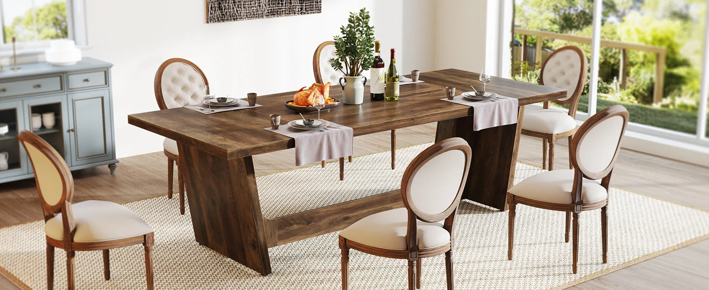 Millfield Farmhouse Pedestal Table