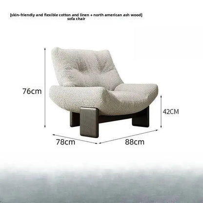 Ergove Italian Leather Leisure Chair