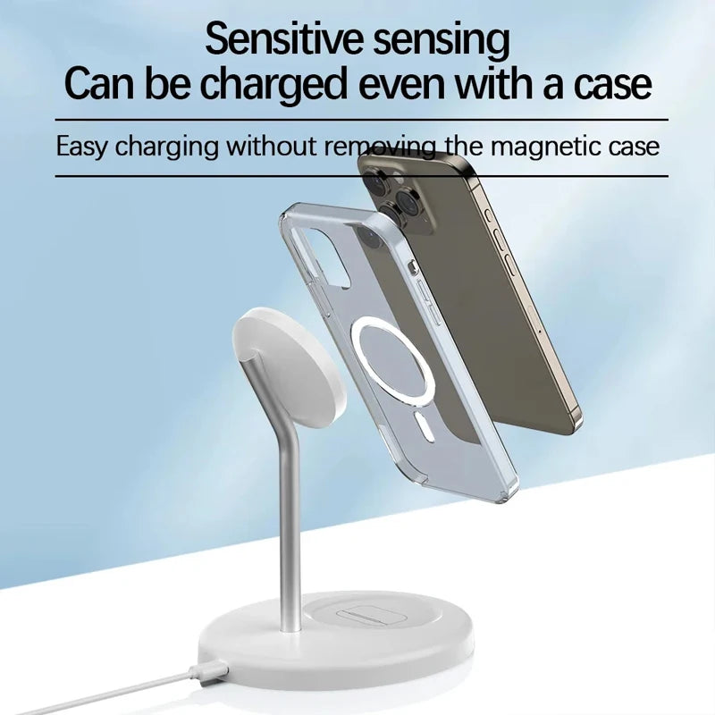 MagStand Duo Magnetic Wireless Charging Station