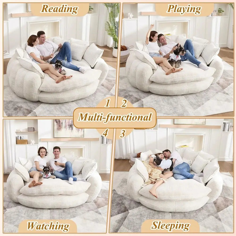 Serenade Round Cloud Daybed
