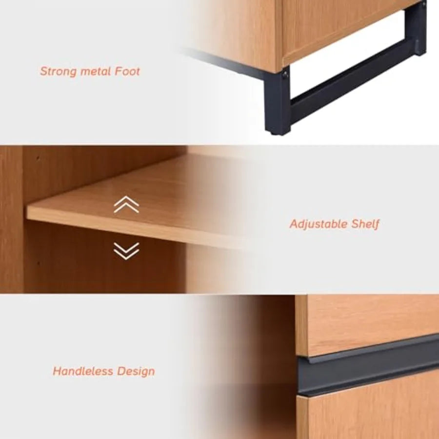 Ravenport Bookcase with Storage Cabinet & Adjustable Shelves