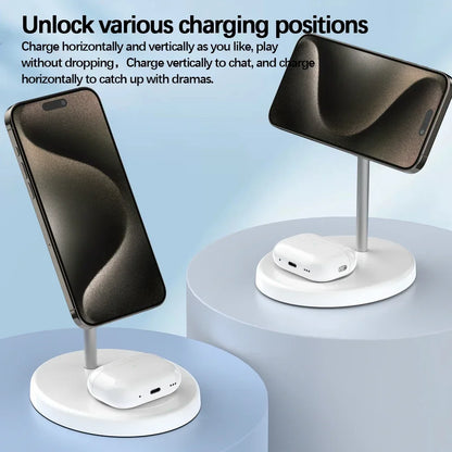 MagStand Duo Magnetic Wireless Charging Station