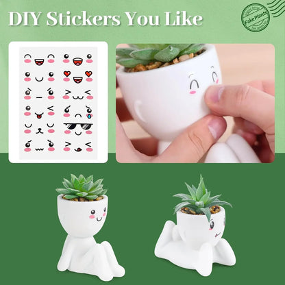 Fake Succulent Plants (2-Pack)