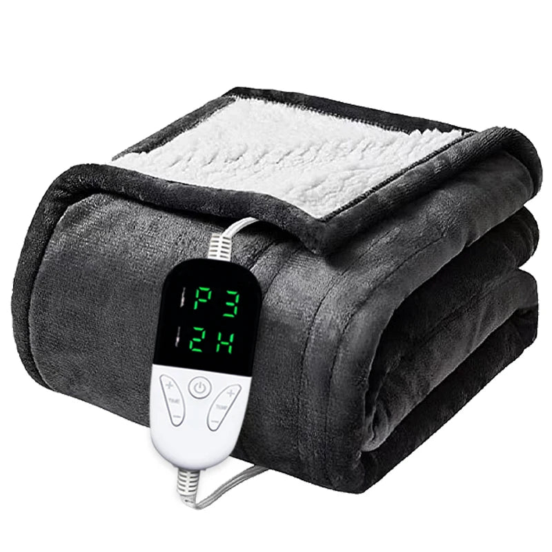 Electric Heated Throw Blanket | 50 x 60 in, 6 Heat Levels, 4-Hour Auto-Off