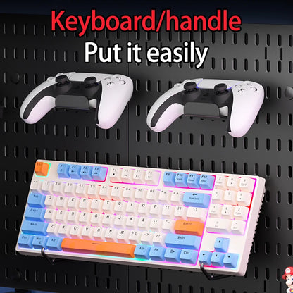 Desktop Standing Pegboard Organizer