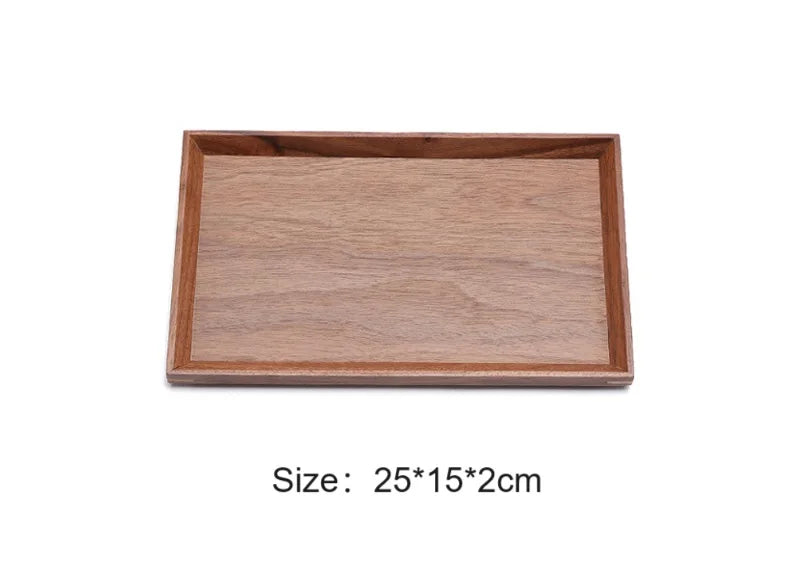 Black Walnut Hexagon Fruit Tray