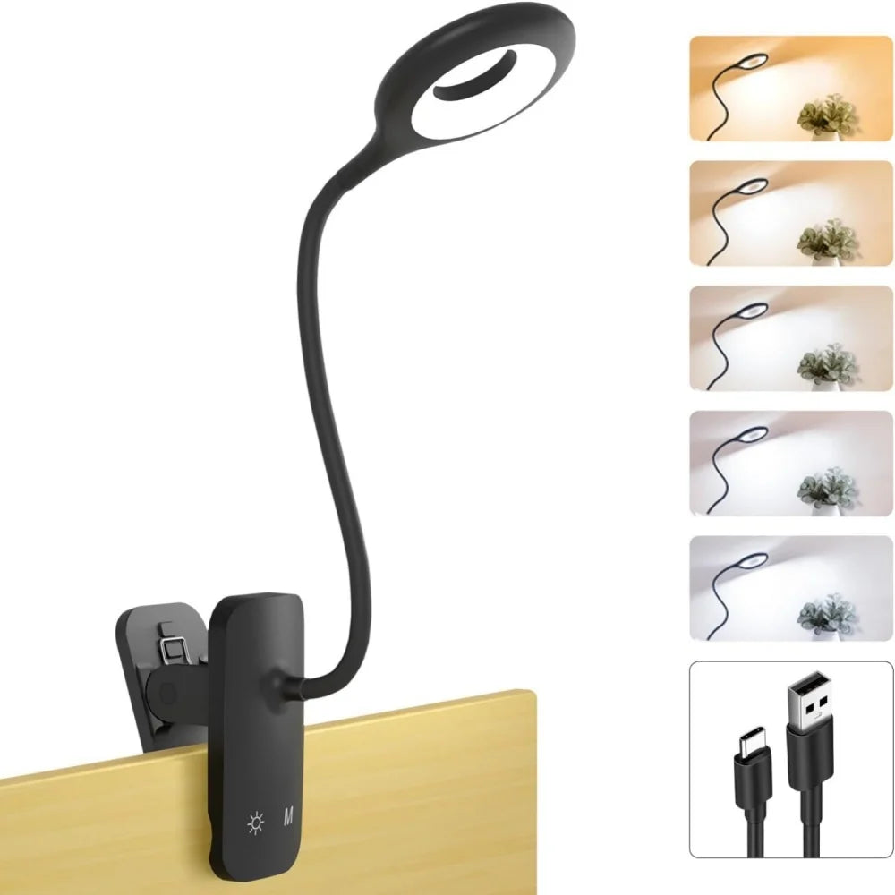 Rechargeable Clip Desk Lamp
