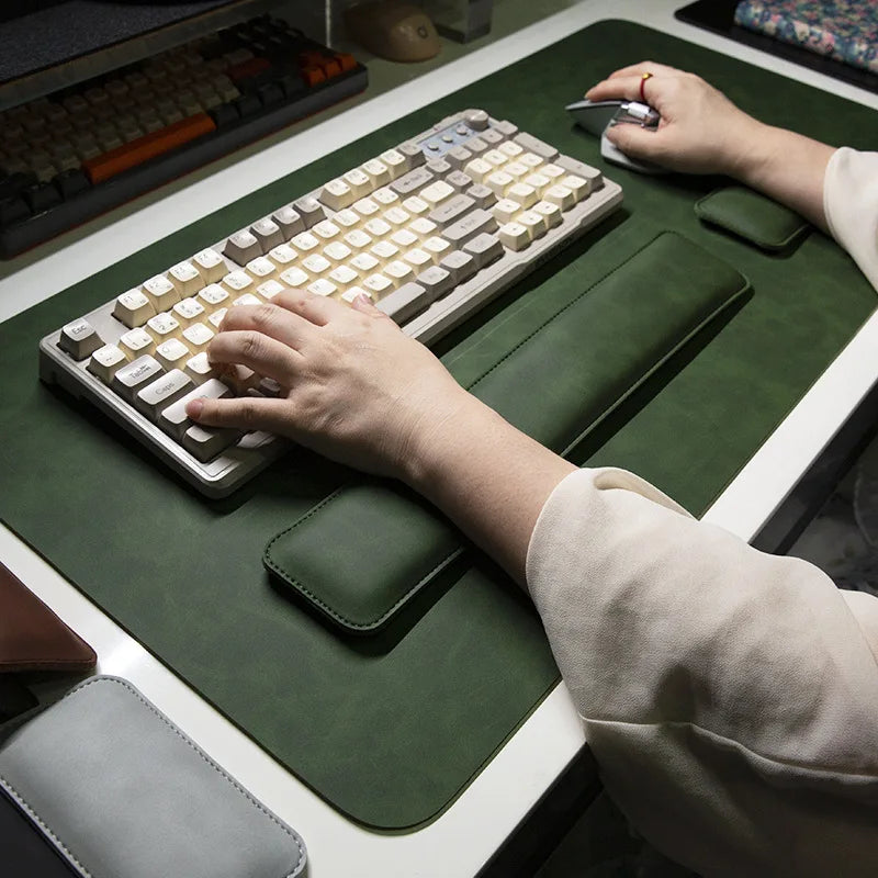 LuxPad Waterproof PU Desk Mat Set