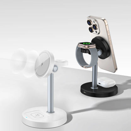 MagFusion Pro 3-in-1 Magnetic Wireless Charging Station