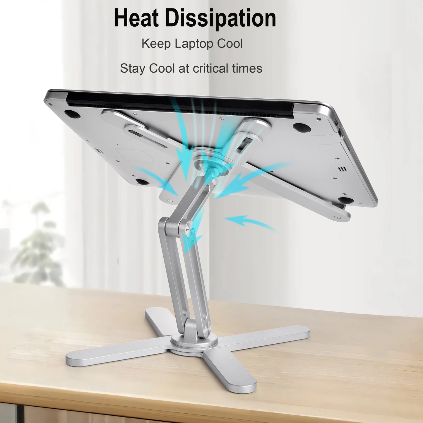 360-Degree Aluminum Laptop Stand