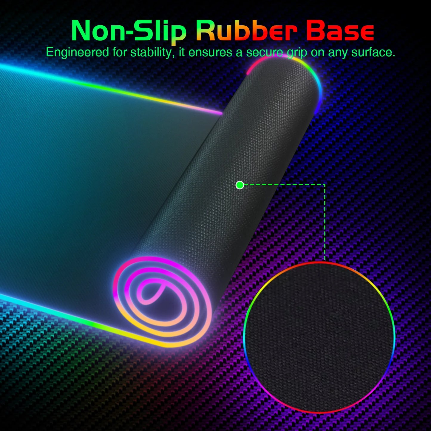 NeonCharge RGB Wireless Mouse Pad