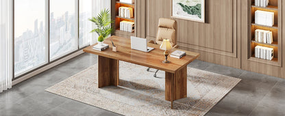 Vintage Farmhouse Executive Desk