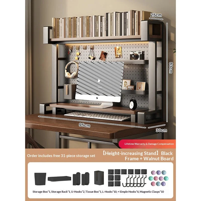 Pegboard Desktop Shelf Organizer