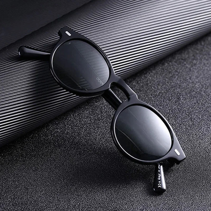 Retro Round Cat Eye Sunglasses, UV Protection
