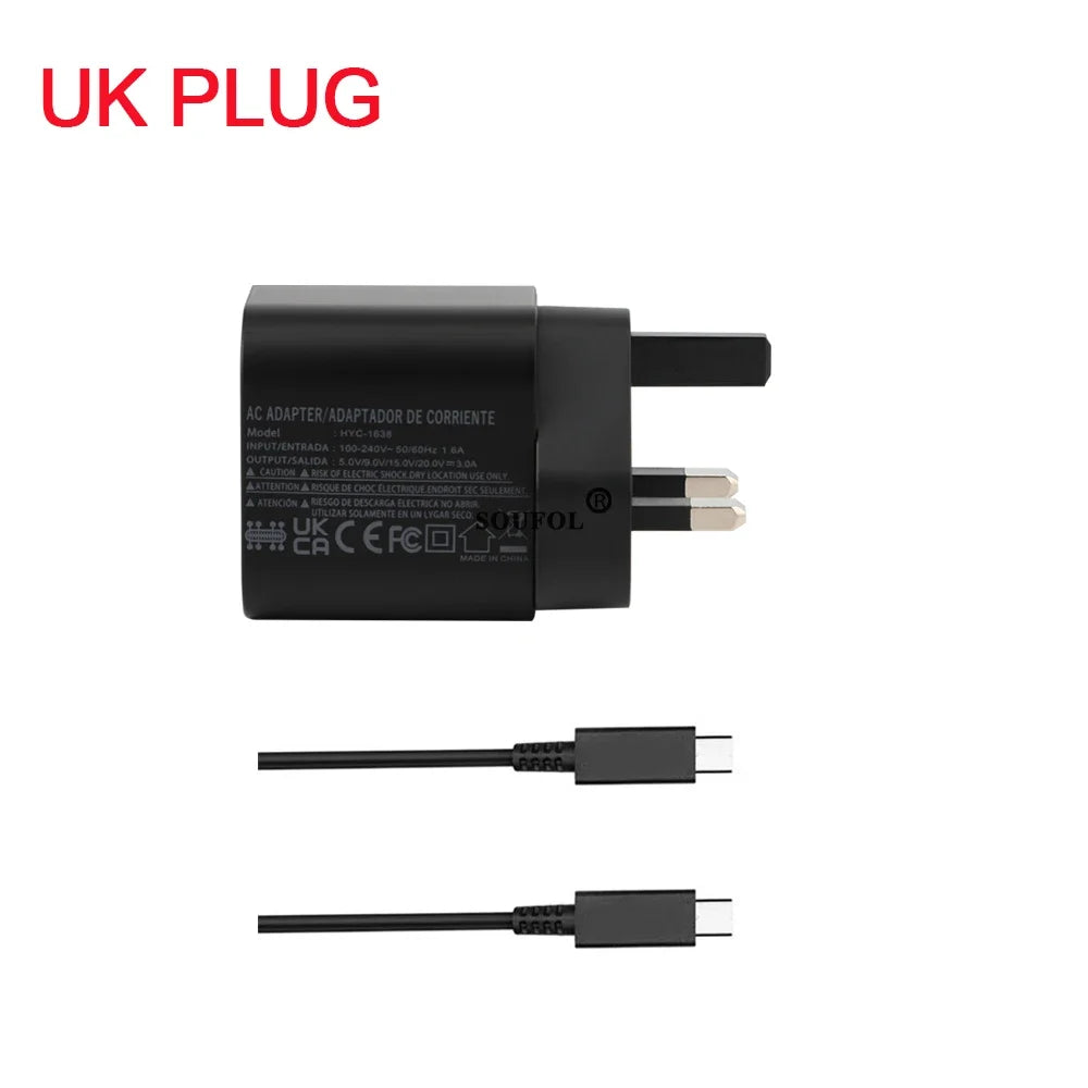 60W USB-C Fast Charger for Switch 2