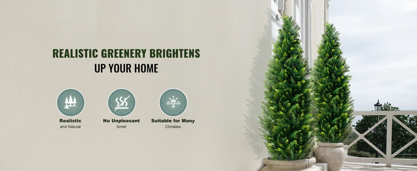 Artificial Cedar Topiary Tree