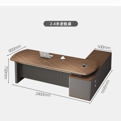 Dominion Executive L-Shaped Desk