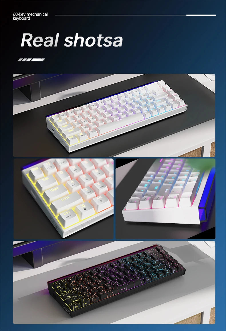 NK68 Hot-Swap Mechanical Keyboard