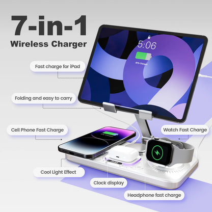 7-in-1 Flexible Wireless Charger Stand
