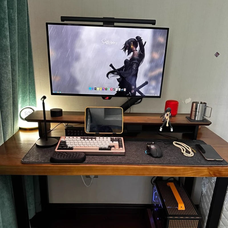 Modular Black Walnut Monitor Riser