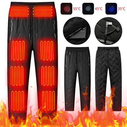 USB Heated Hiking Pants | 10 Heating Zones, 3 Heat Modes
