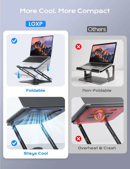 Metal Foldable Laptop Riser