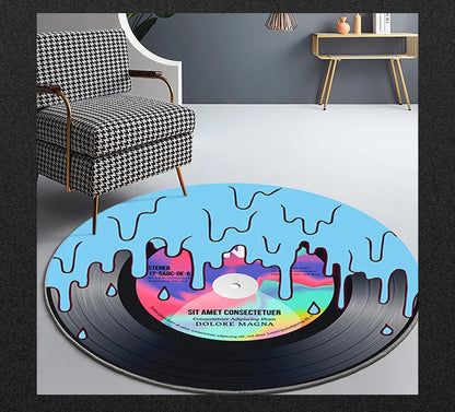 GameRoom Round Decorative Rug