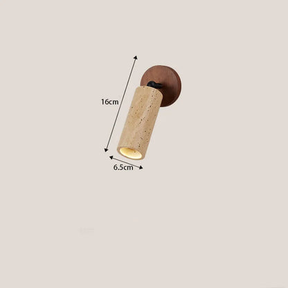 Huangdong Travertine Wabi-Sabi Wall Lamp