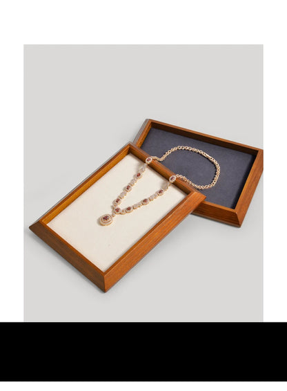 Luxury Wooden Bracelet Organizer Tray