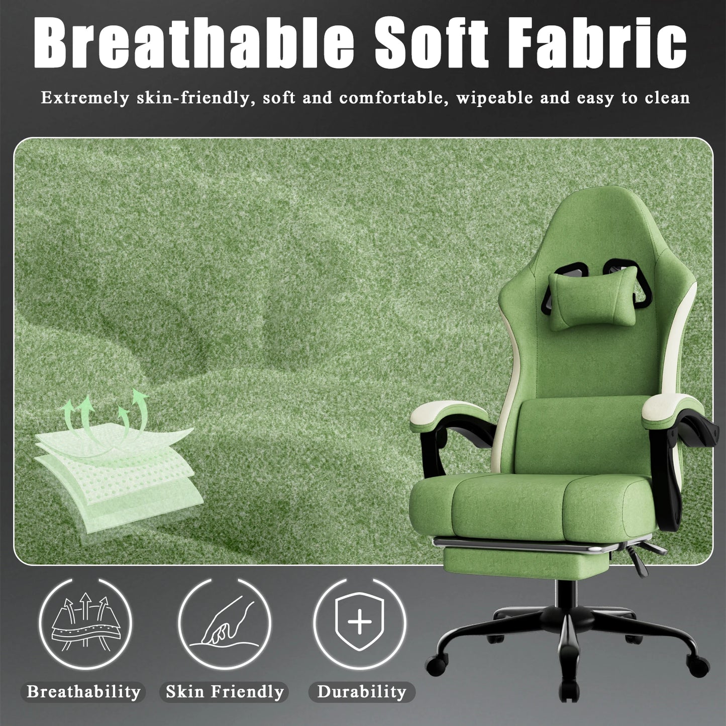 Adjustable Ergonomic Gaming Chair