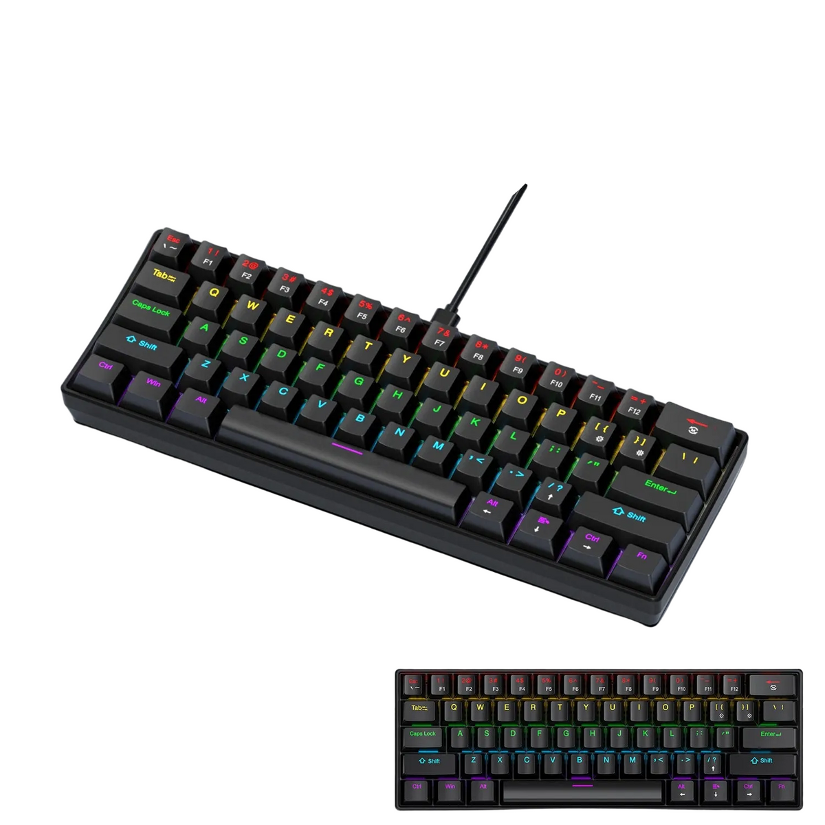 60% Mechanical Mini Keyboard with RGB