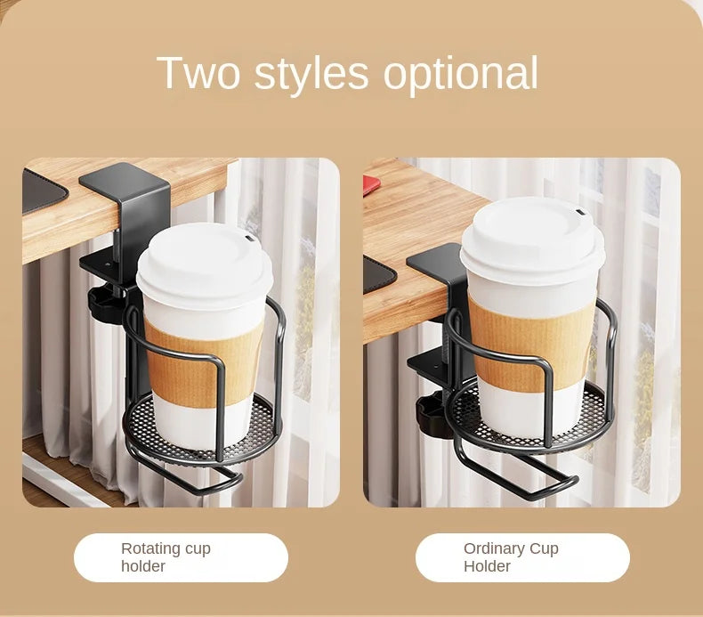Desk Cup Holder with Headphone Hanger