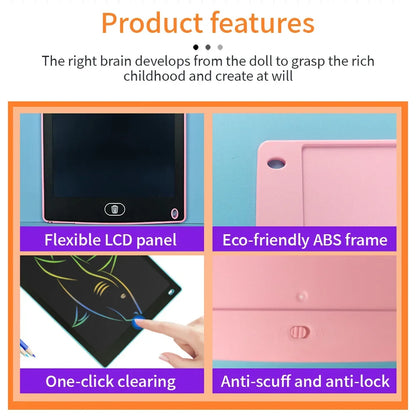 8.5-inch LCD Drawing Tablet for Kids - Erasable