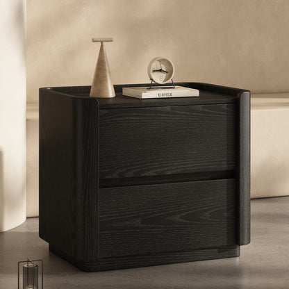 Modern Bedside Table with Integrated Storage
