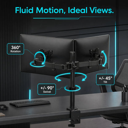 Kyspho Heavy-Duty Dual Monitor Mount