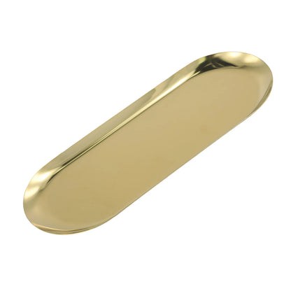 GoldenAura Stainless Steel Organization Tray