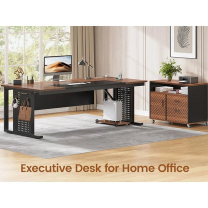Monarch Executive L-Shaped Desk