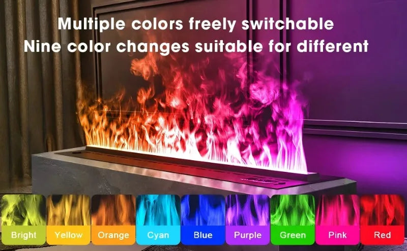 AtomoFlame 3D Steam Fireplace