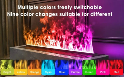 AtomoFlame 3D Steam Fireplace
