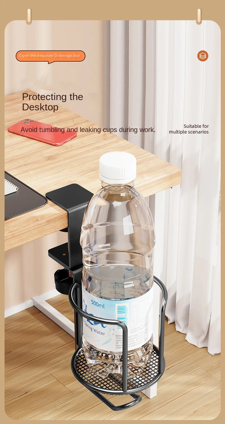 Desk Cup Holder with Headphone Hanger