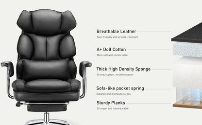 Premium Lux Leather Office Chair