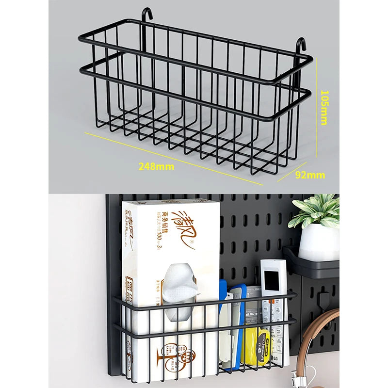 Desktop Standing Pegboard Organizer