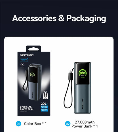 Vention 27000mAh Power Bank III