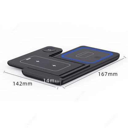 TriCharge Flex 3-in-1 Foldable Wireless Charging Station