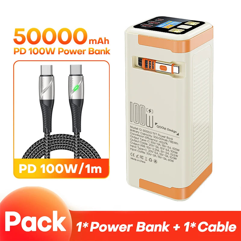 QOOVI 50000mAh Power Bank