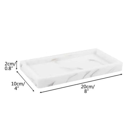 Square Silicone Bathroom Tray Organizer