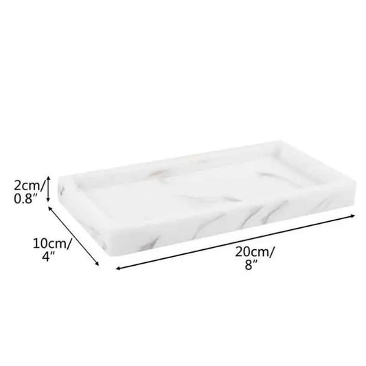 Square Silicone Bathroom Tray Organizer